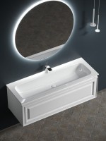 Мебель для ванной комнаты Sancos Very 120 bianco, раковина CN7017