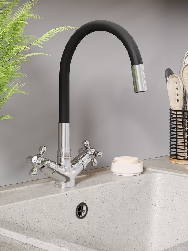 Смеситель для кухни Orange One Life One Life P03-007cr