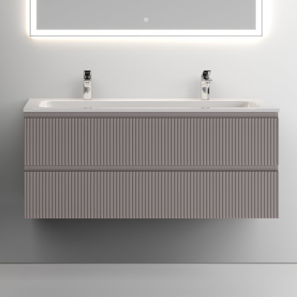 Тумба с раковиной Sancos Snob T 120 см, doha soft, раковина CN7016