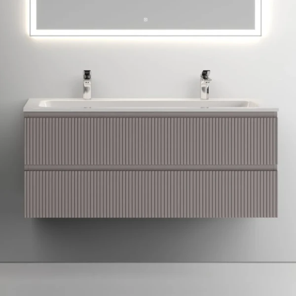 Тумба с раковиной Sancos Snob T 120 см, doha soft, раковина CN7016