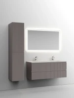 Тумба с раковиной Sancos Snob T 120 см, doha soft, раковина CN7016