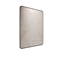 Зеркало MIXLINE "Инканто" 600*700 (ШВ) бесконтактный сенсор, светодиодная подсветка,черная окантовка