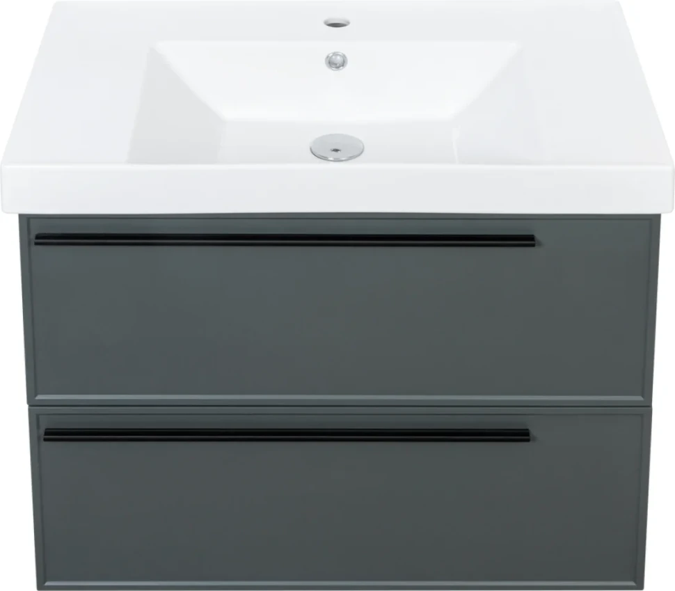 Мебель для ванной комнаты La Fenice Elba Twin 80 серая
