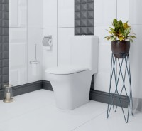 Унитаз-компакт напольный Lavinia Boho Bristol Rimless 3305001R безободковый, с микролифтом