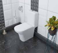 Унитаз-компакт напольный Lavinia Boho Bristol Rimless 3305001R безободковый, с микролифтом