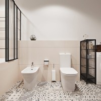 Унитаз-компакт напольный Lavinia Boho Bristol Rimless 3305001R безободковый, с микролифтом