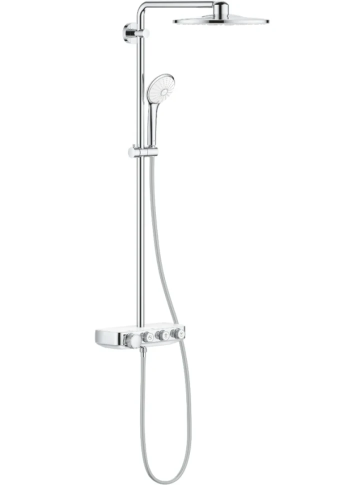 Душевая стойка Grohe Euphoria SmartControl 310 Duo 26507LS0 белая луна, с термостатом