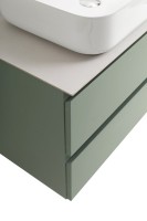 Тумба под раковину со столешницей BelBagno Kraft 60 подвесная, матовая еловая, столешница kep-60-bo