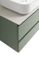Тумба под раковину со столешницей BelBagno Kraft 60 подвесная, матовая еловая, столешница kep-60-bo