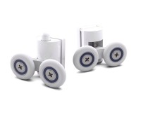 Душевой уголок Vegas Glass ZS Novo 80 01 01 профиль белый, стекло прозрачное