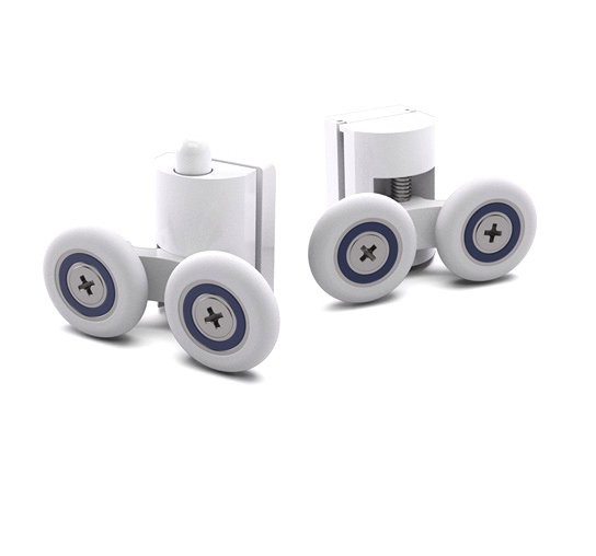 Душевой уголок Vegas Glass ZS Novo 80 01 01 профиль белый, стекло прозрачное