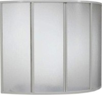 Шторка на ванну Bas Вектра, 4 ств., пластик