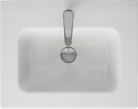 Мебель для ванной комнаты Lemark Romance 60 белая глянцевая