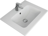 Мебель для ванной комнаты Lemark Romance 60 белая глянцевая