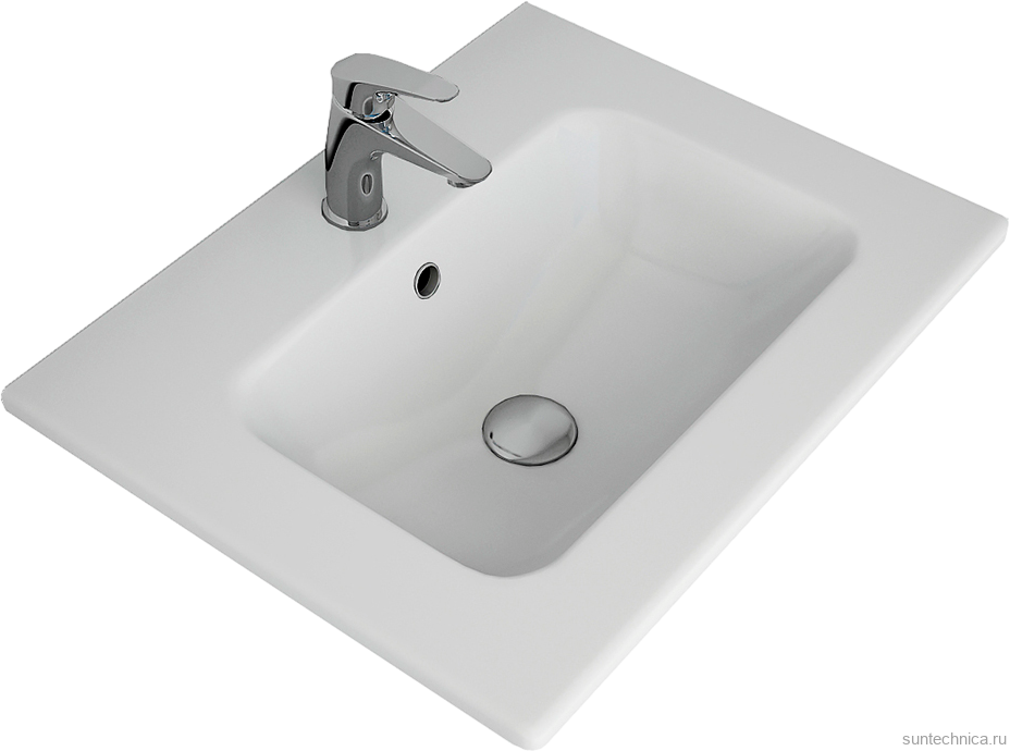 Мебель для ванной комнаты Lemark Romance 60 белая глянцевая