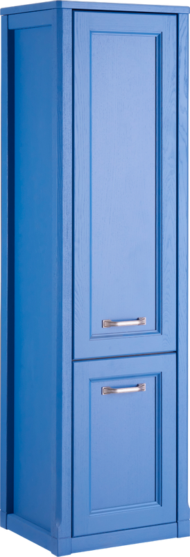 Шкаф пенал для ванной ASB-Woodline Толедо 40 синий