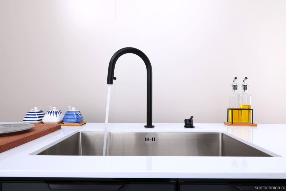 Смеситель для кухни Paulmark Estetica Es218006-AN антрацит