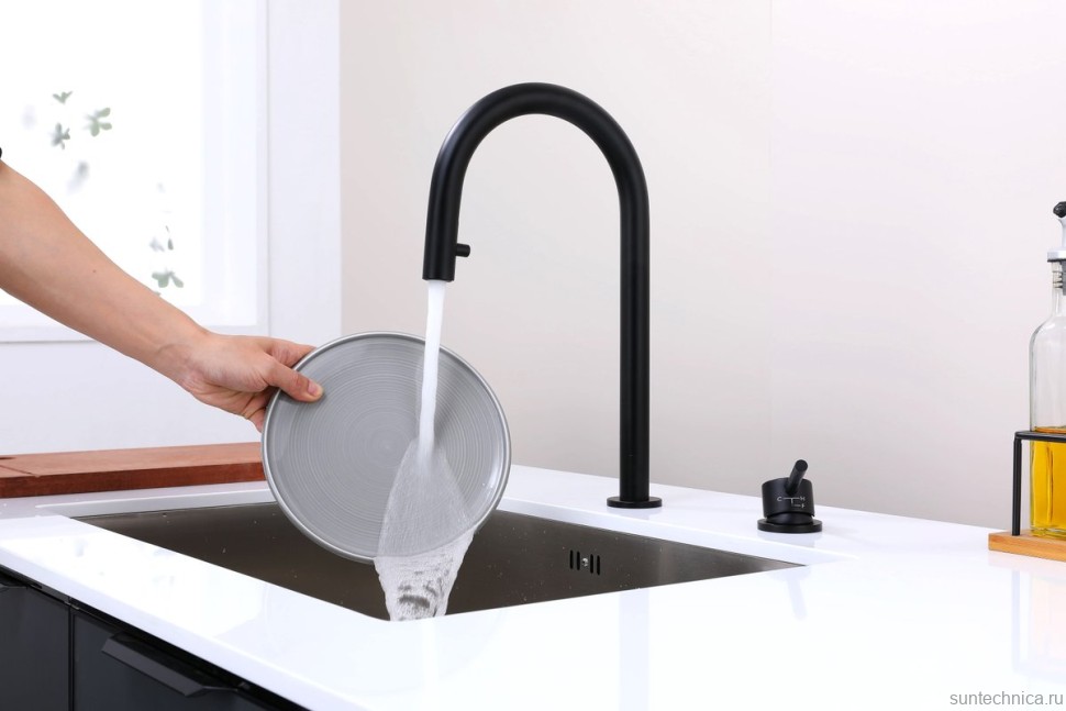 Смеситель для кухни Paulmark Estetica Es218006-AN антрацит