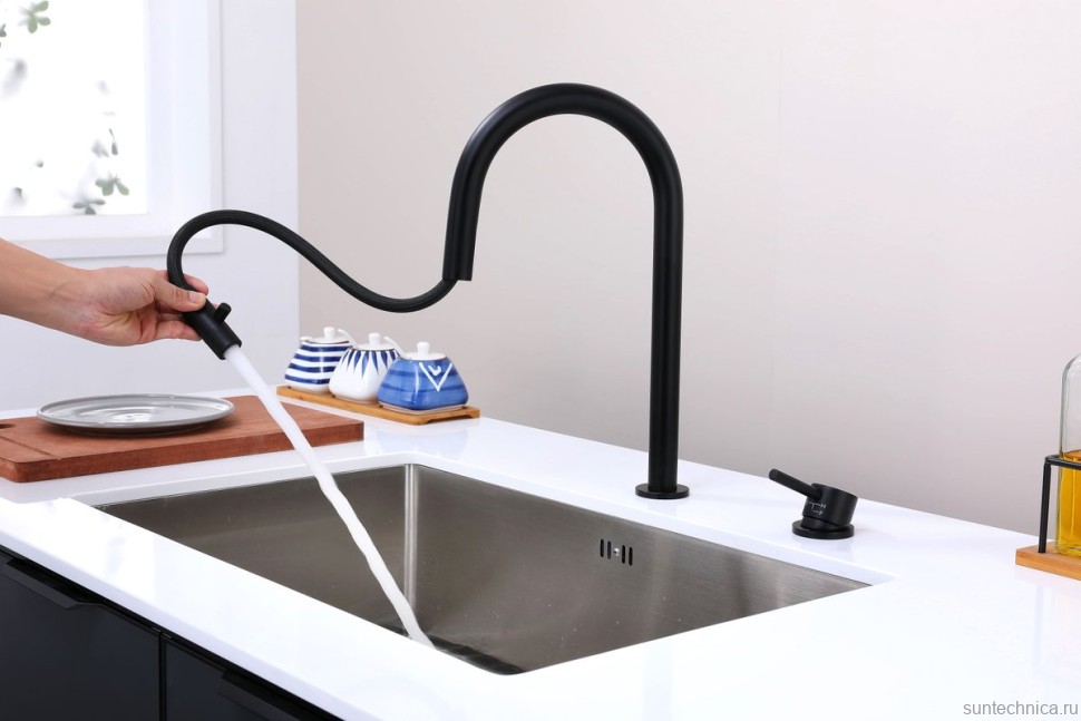 Смеситель для кухни Paulmark Estetica Es218006-AN антрацит