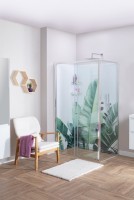 Душевой уголок Aquanet Alfa NAA1131 800х1200х2000 стекло прозрачное, профиль хром