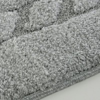 Коврик Migliore Corona 31914 серый, окантовка серебро