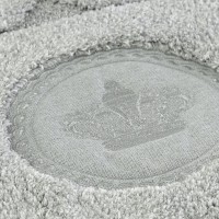 Коврик Migliore Corona 31914 серый, окантовка серебро