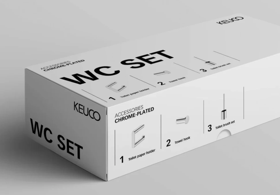 Набор Keuco Plan 197 01 chrome plated