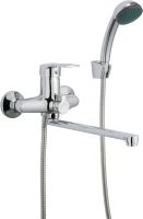 Смеситель с длинным изливом для ванны Frap H701 F22701-B Смеситель с длинным изливом для ванны Frap H701 F22701-B