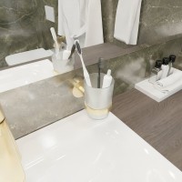 Стакан Fixsen Comfort Gold FX-87006 золото сатин