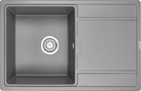 Мойка кухонная Granula 7804, алюминиум