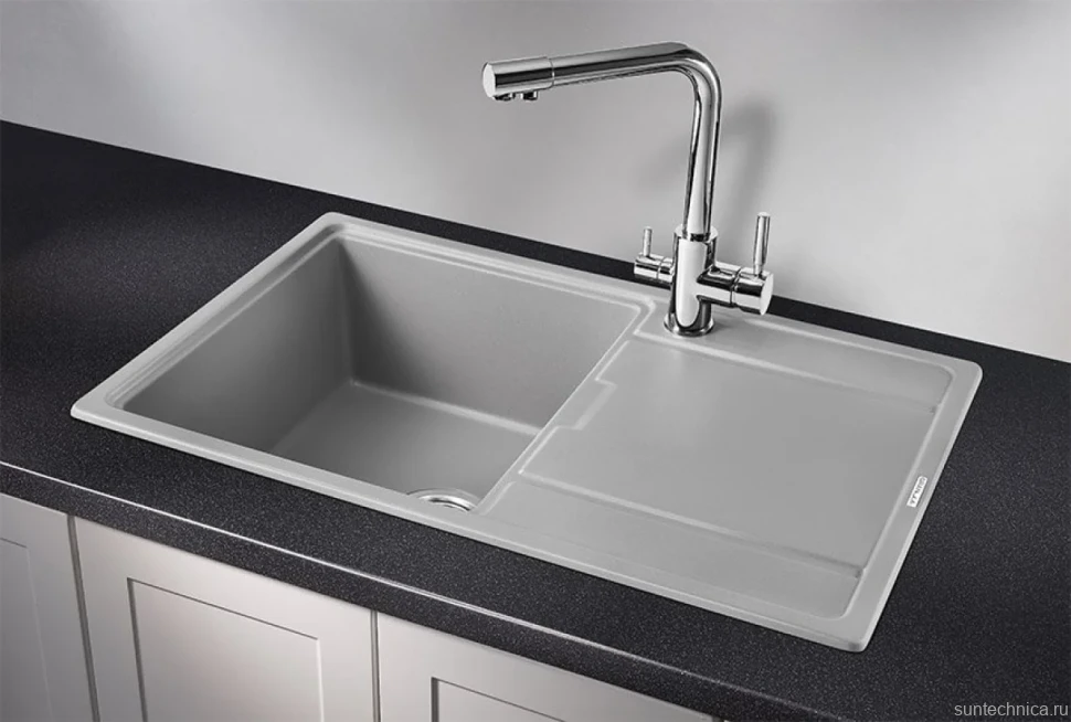 Мойка кухонная Granula 7804, алюминиум