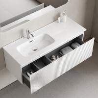 Тумба с раковиной Sancos Snob R 1.0 120, L bianco