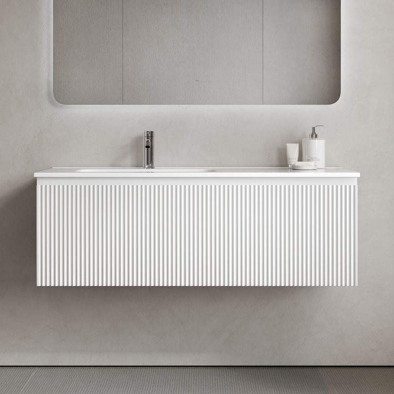 Тумба с раковиной Sancos Snob R 1.0 120, L bianco