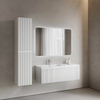 Тумба с раковиной Sancos Snob R 1.0 120, L bianco