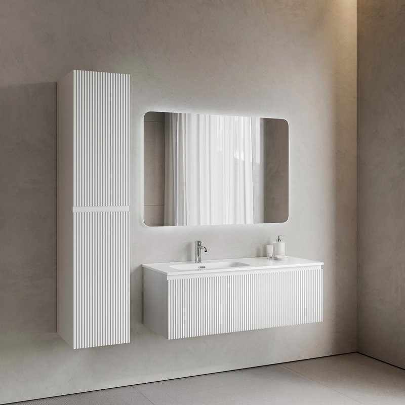 Тумба с раковиной Sancos Snob R 1.0 120, L bianco