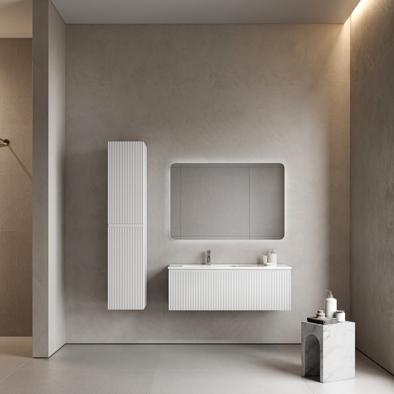 Тумба с раковиной Sancos Snob R 1.0 120, L bianco