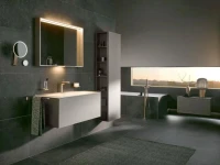 Шкаф пенал для ванной Keuco Plan 32931 инокс R