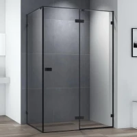 Душевой уголок Cezares Bellagio BELLAGIO-AH-1-140/90-C-NERO 140х90, черный