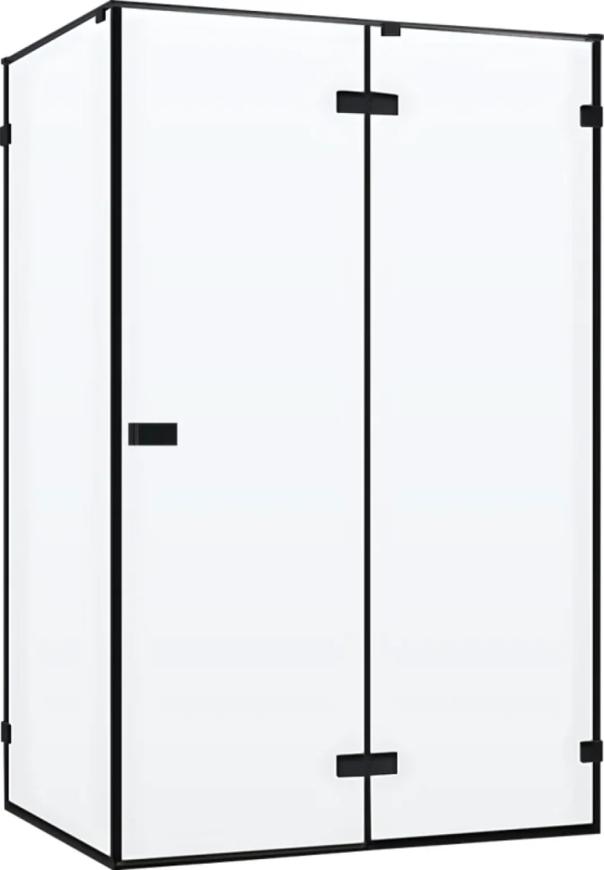 Душевой уголок Cezares Bellagio BELLAGIO-AH-1-140/90-C-NERO 140х90, черный