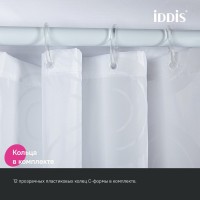 Штора для ванной IDDIS Base BD04P24i11 240х200, белая