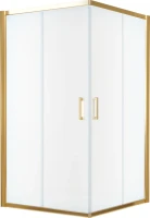 Душевой уголок Vegas Glass ZA Tur Novo 120 09 10 профиль золото, стекло сатин