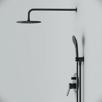 Душевой комплект AM.PM X-Joy FB85A1RH22 С ВНУТРЕННЕЙ ЧАСТЬЮ, для душа, чёрный