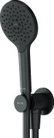 Душевой комплект AM.PM X-Joy FB85A1RH22 С ВНУТРЕННЕЙ ЧАСТЬЮ, для душа, чёрный