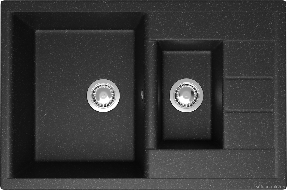 Мойка кухонная Domaci Болонья М-210-007 антрацит