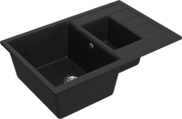 Мойка кухонная Domaci Болонья М-210-007 антрацит