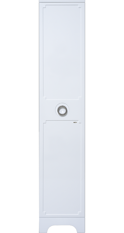 Шкаф пенал для ванной Misty Лейла 35 L, белый