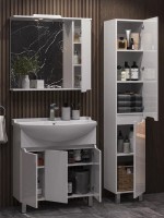 Мебель для ванной комнаты SanStar Лайн 80 раковина Амур