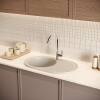 Мойка кухонная Domaci Болонья М-11-003 бежевая Мойка кухонная Domaci Болонья М-11-003 бежевая