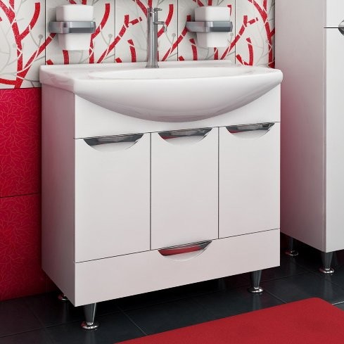 Тумба с раковиной Runo Барселона 75