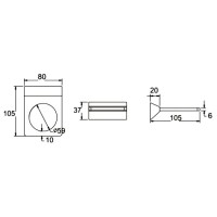 Мыльница Rose RG16H RG1603H черный